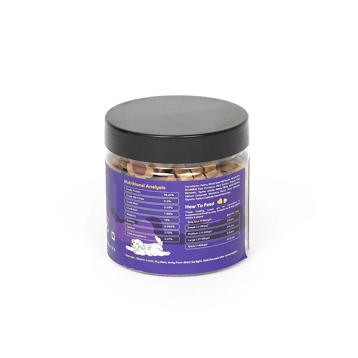 Applod Goatmilk & Blueberry Bites Dog Treat - 220g - Image 5