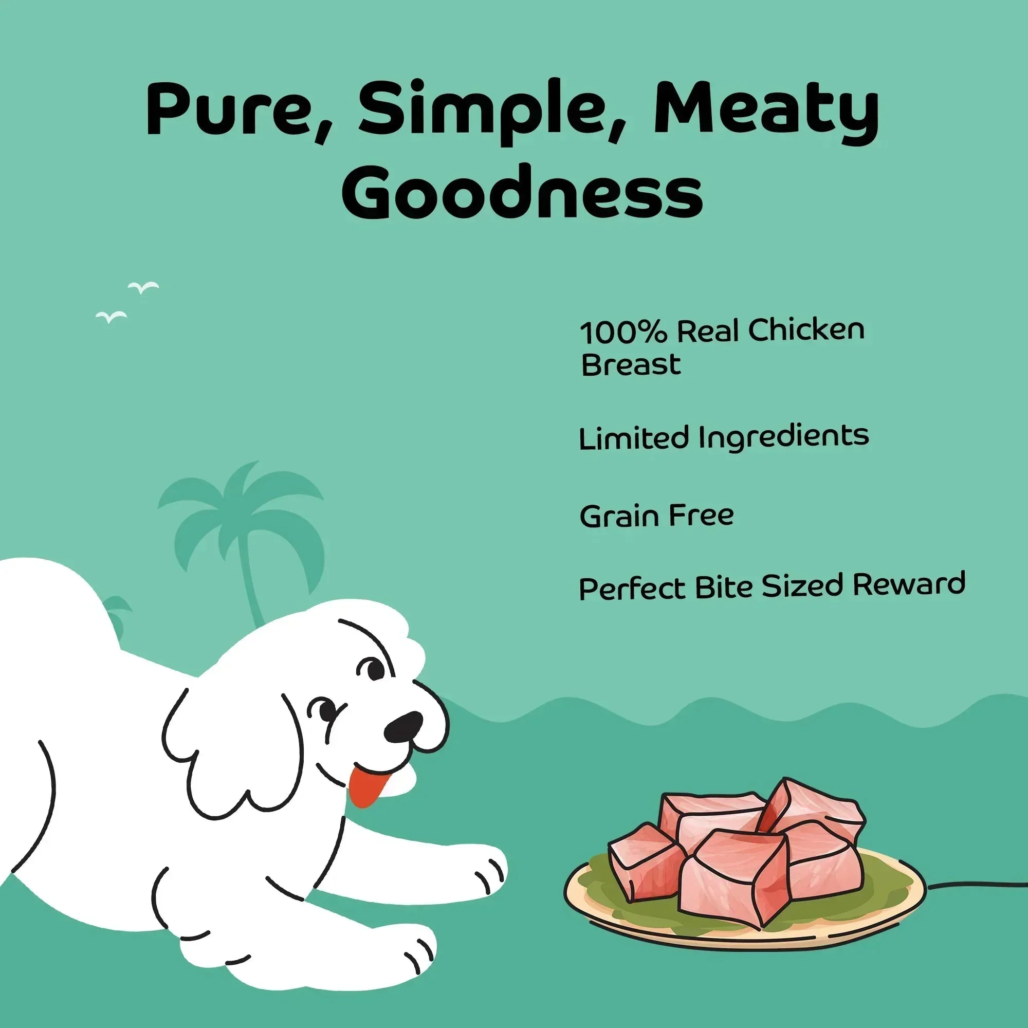 Applod Tender Chicken Jerky Bites Dog Treat - 50g - Image 3