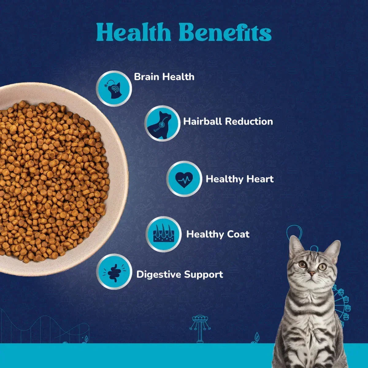 Carniwel Ocean Fish & Krill Dry Cat Food, Adult - Image 4