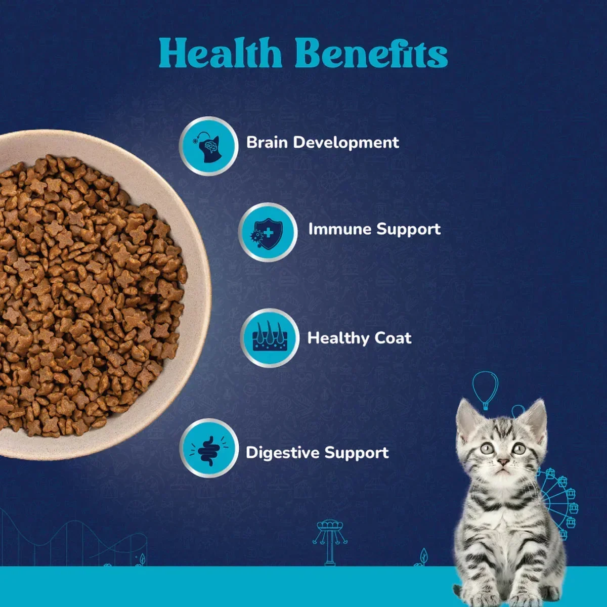Carniwel Ocean Fish & Krill Dry Cat Food, Kitten - Image 4