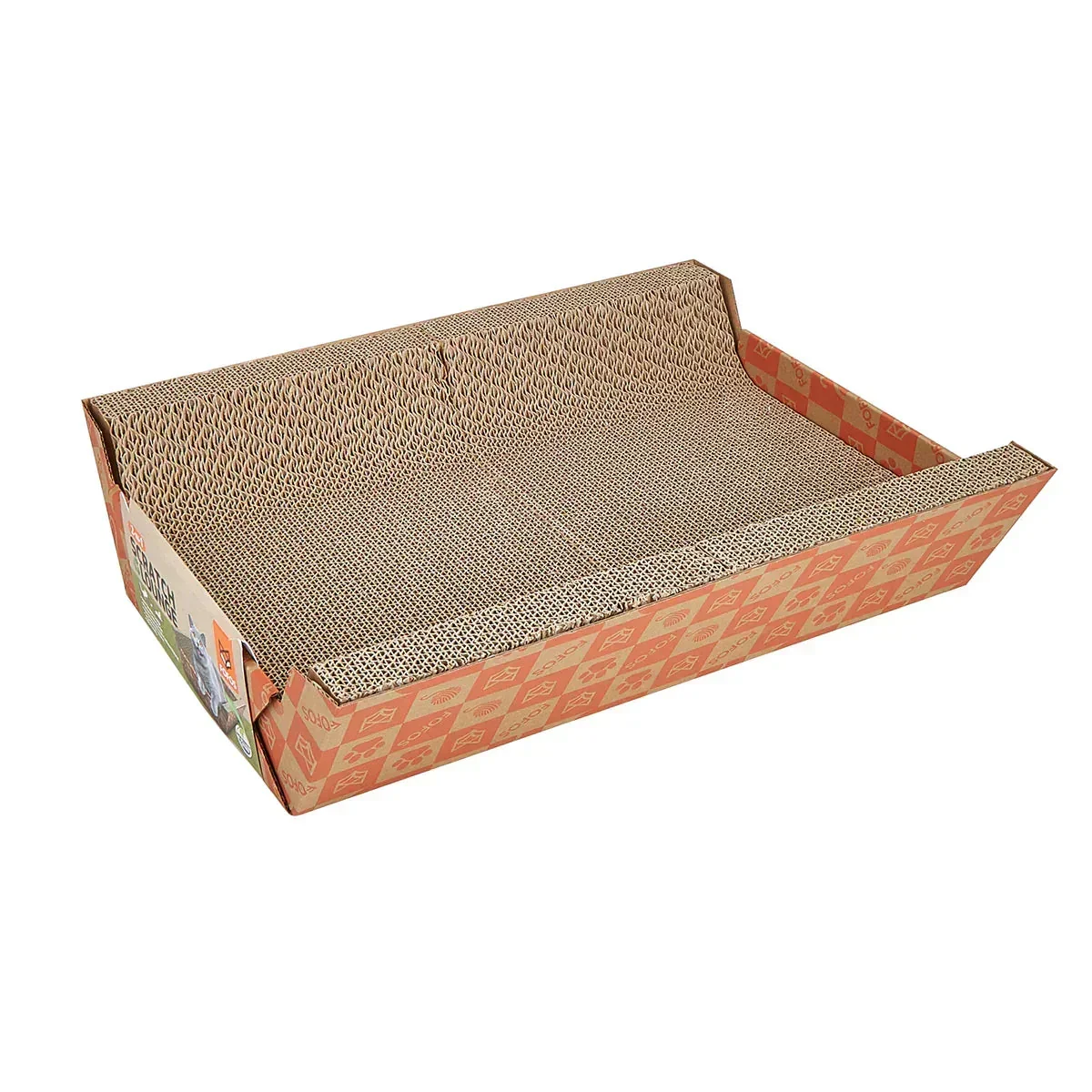 FOFOS 2-In-1 Cat Scratcher Lounge - Image 5