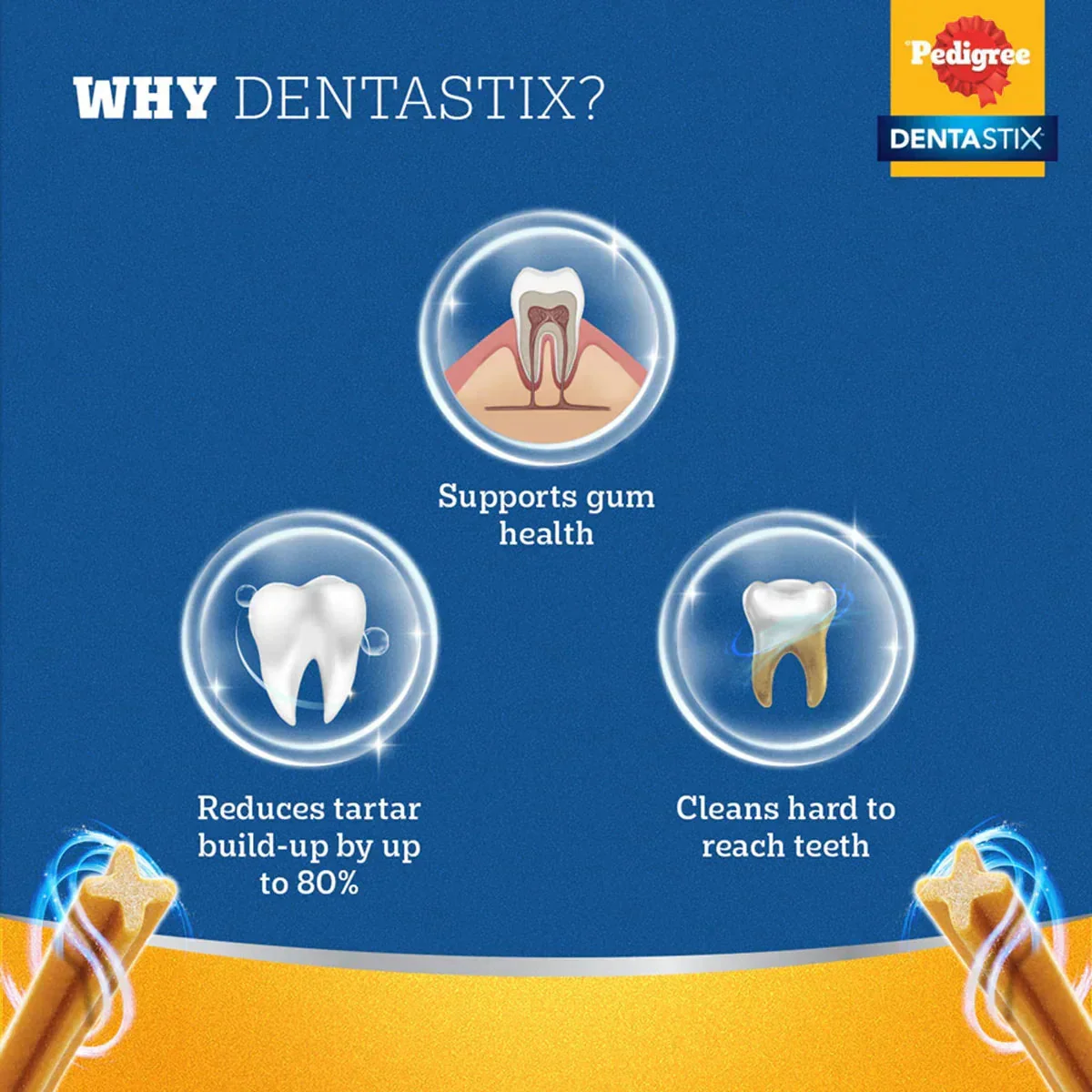 Pedigree Dentastix Dental Dog Treat - Medium Breed - 180gx4 - Image 4