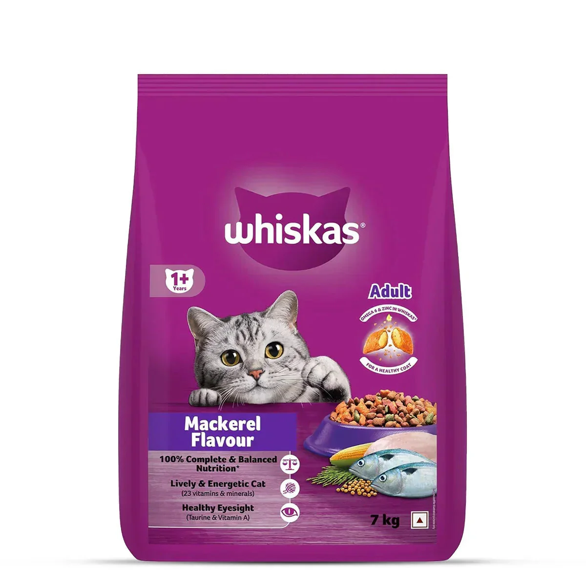 Whiskas Mackerel Dry Cat Food - All Breeds Adult (1+ year) - Image 16