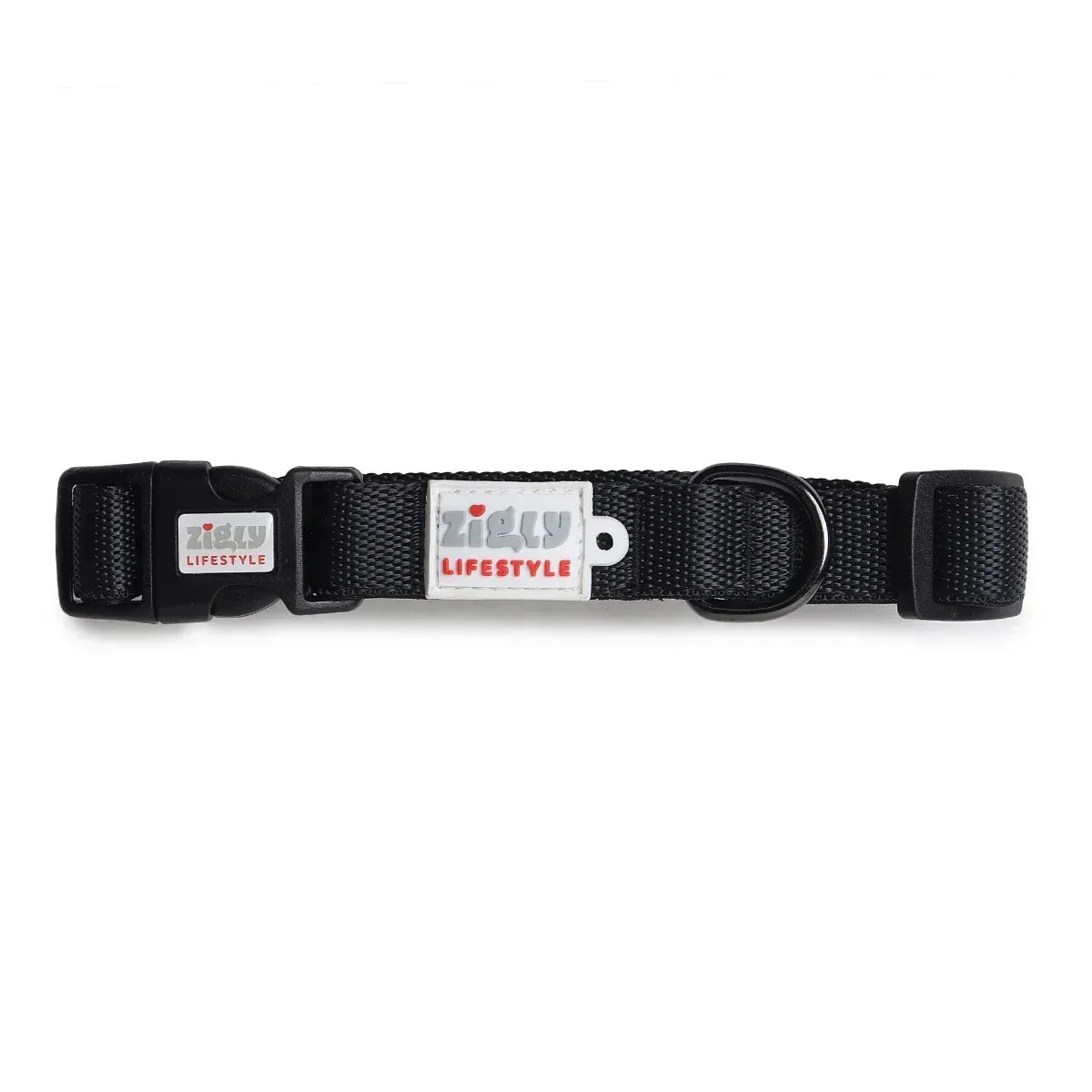 ZL Classic Padded Dog Collar - Black - Image 3